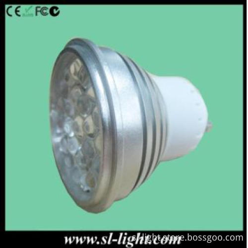 small angle gu10 Smd 5w led spotlight with lens
